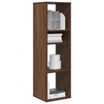vidaXL Bibliothèque chêne marron 34x31x112 cm bois d'ingénierie