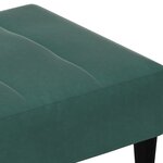 vidaXL Repose-pied vert foncé 77x55x31 cm velours