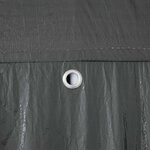 vidaXL Tente de fête Anthracite 400 x 400 x 266 cm Polyester  Acier