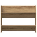 vidaXL Armoire à chaussures murale chêne artisanal bois d'ingénierie