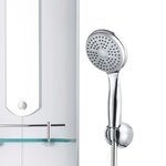 vidaXL Panneau de douche 25 x 43 x 120 cm Argenté