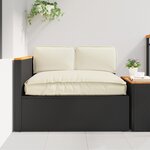 vidaXL Set de coussins de palette 3 Pièces Crème 120 x 80 x 12 cm