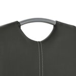 vidaXL Chaises à manger cantilever lot de 2 gris similicuir