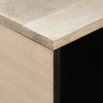 vidaXL Table basse Beige 80 x 50 x 40 cm bois de manguier massif
