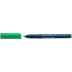 Marqueur permanent maxx 240 pte ogive 1-2 mm vert x 10 schneider