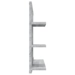 vidaXL Miroir de bain Sonoma gris 60x10 5x45 cm Bois d'ingénierie