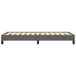 vidaXL Cadre de lit sans matelas gris 90x190 cm similicuir