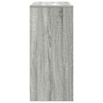 vidaXL Buffet avec tiroir sonoma gris 80x34x76 cm bois d'ingénierie