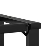 vidaXL Pieds de table basse cadre en O 80x40x43 cm fonte