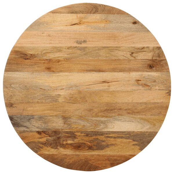vidaXL Dessus de table Ø 70x2 5 cm rond bois de manguier massif