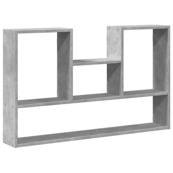 vidaXL Étagère murale gris béton 99x15x60 cm bois d'ingénierie