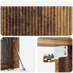 vidaXL Meuble TV mural Bois ancien 78 5 x 31 x 30 cm Bois d'ingénierie