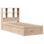 vidaXL Cadre de lit sans matelas 90x200 cm bois de pin massif