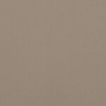 vidaXL Coussin de palette taupe 120x40x12 cm tissu