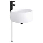 vidaXL Lavabo de salle de bains Noir Mat 38 5 x 38 5 x 16 cm métal