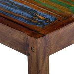 vidaXL Tabourets de bar lot de 2 bois massif de récupération