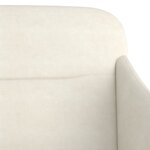 Banc banquette crème 110 x 76 x 80 cm velours 02_0010513