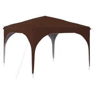 vidaXL Tente de fête pop-up 290 x 290 x 245 cm Marron