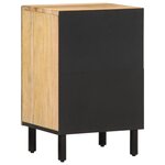 vidaXL Armoire de salle de bain 38x33x58 cm bois massif de manguier