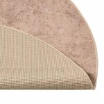 vidaXL Coureur de Tapis MARSA Sable 120 x 120 cm Polyester et PVC