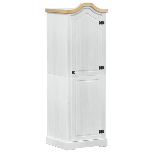 vidaXL Armoires Blanc 55 x 52 x 170 cm Pin massif