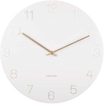 Horloge en métal chiffres gravés charm