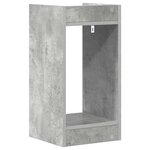vidaXL Support de Plante Gris béton 30 x 30 x 60 cm Bois d'ingénierie