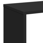 vidaXL Étagère séparatrice de pièce noir 67x25x161 5 cm