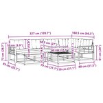 vidaXL Ensemble de canapés d'extérieur 7 pc Blanc et Beige