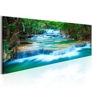 Tableau - sapphire waterfalls l x h en cm 120x40