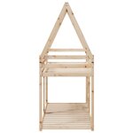 vidaXL Lit superposé sans matelas 80x200 cm bois de pin massif