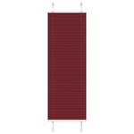 vidaXL Store plissé rouge bordeaux 50x100 cm largeur du tissu 49 4 cm