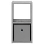 vidaXL Table de chevet 2 Pièces Gris Sonoma 25 5 x 22 x 49 5 cm