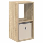 vidaXL Table de chevet avec tiroir Chêne Sonoma 25 5 x 22 x 49 5 cm