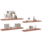 vidaXL Étagère Murale 4 Pièces Rouge 120 x 23 5 x 4 cm Bois d'ingénierie
