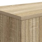 vidaXL Table console Chêne Sonoma 155 x 29 x 74 cm Bois d’ingénierie