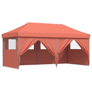 vidaXL Tente de fête 292 x 580 x 315 cm Terre cuite Tissu Oxford