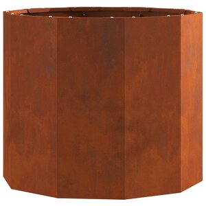 vidaXL Jardinière Rouillé 60 x 60 x 50 cm