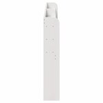 vidaXL Tête de lit avec étagères blanc 180 cm bois massif de pin