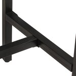 vidaXL Table de bar 60x55x107 cm bois de manguier massif brut