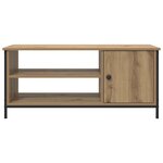 vidaXL Meuble TV chêne artisanal 100 x 40 x 45 cm Bois d'ingénierie