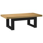 vidaXL Table basse NOAIN pieds en forme de U 120x60x40 cm massif pin