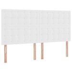 vidaXL Lit avec rangement et matelas Blanc pur 180 x 200 cm
