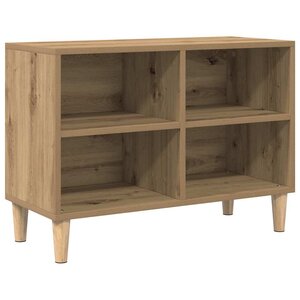 vidaXL Meuble TV Marron 69.5 x 30 x 50 cm Bois d'ingénierie