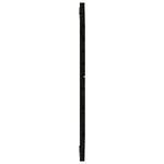 vidaXL Tête de lit murale Noir 141x3x91 5 cm Bois massif de pin