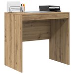 vidaXL Bureau Chêne artisanal 80 x 50 x 76 cm