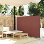 vidaXL Auvent latéral rétractable 140 x 300 cm Marron