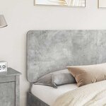 vidaXL Tête de lit Gris béton 180 cm Bois d'ingénierie
