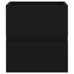 vidaXL Armoire d'évier Noir 41x38 5x45 cm Bois d’ingénierie