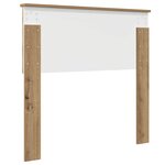 vidaXL Tête de lit Chêne artisanal 90 cm Bois d'ingénierie
